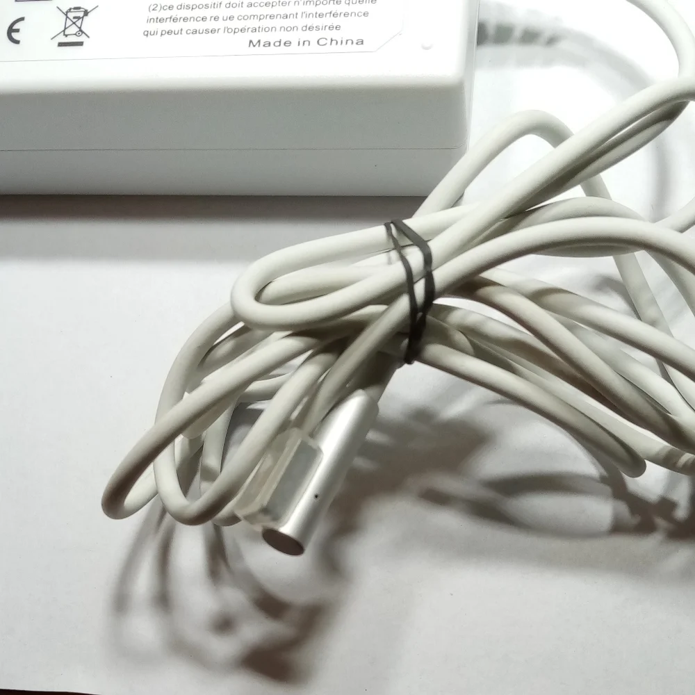 Replacement Power Supply Adapter S165365 White 16.5V for MacBook